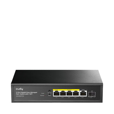 Cudy Switch 5-PORT Gigabit PoE + Switch With 1 Sfp Port 120W — image 1