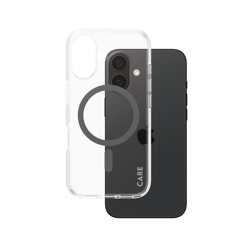Panzerglass Care™ By ® Urban Combat Case Transparent W. Black Magsafe Iphone 16 Case For Apple - Iphone 16 Bla