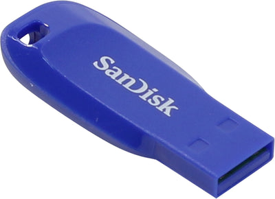 SanDisk USB Flash Drive Cruzer Blade 64GB USB 2.0 Blue Elctrico — image 1