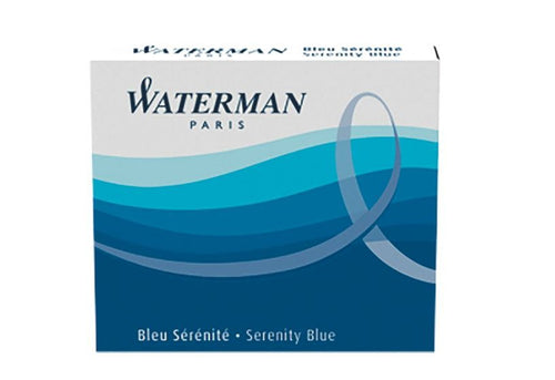 Waterman Ink Cartridge Inter. Serenity Blue 6 Pieces — image 1