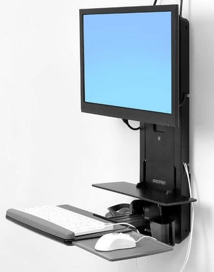 Ergotron Sit-stand Vertical Lift, Patient Room - Kit Fijación (handgelenkkissen, Maushalterung, Vertical Verst