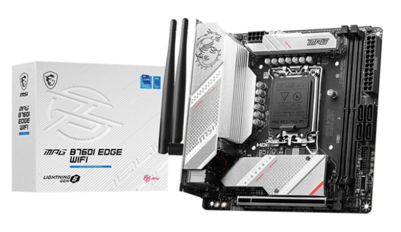 MSI Motherboard Mpg B760I Edge Wi-Fi B760 S1700 DDR5 Mitx Intel
