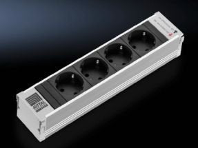 Rittal Dk 7856.100 Base Múltiple 4 Salidas AC Indoor Aluminium Black — image 1
