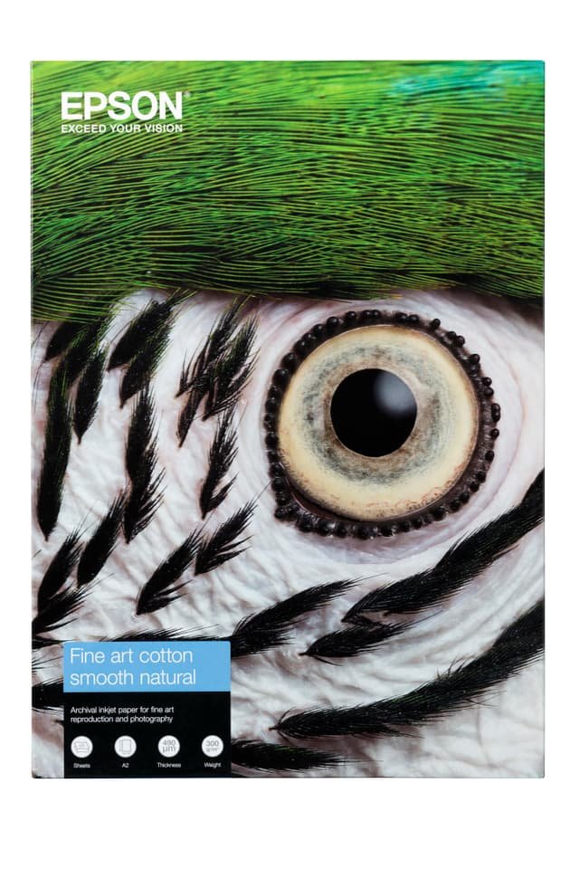 Epson Gf Paper Fine Art Cotton Smooth Natural Ii, A4 25 Sheets