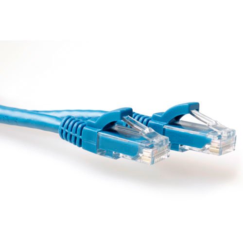 Blue 7 Meter U UTP CAT.6A Patch Cable Snagless With RJ45 Connectors