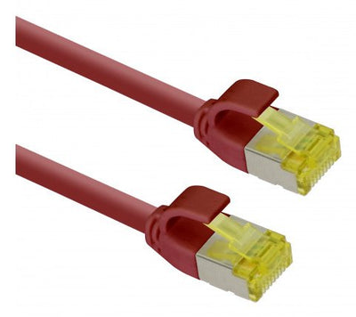 Helos Ultra Slim Network Cable S/FTP CAT.6A Red 3,0M — image 1