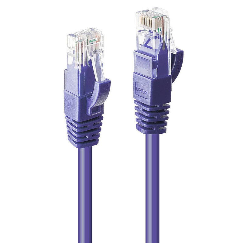 Lindy 48120 Network Cable Violet 0,3M CAT.6 U/UTP [UTP] (Lindy U/UTP Patchcord CAT.6. Cu. Purple. 0.3M)