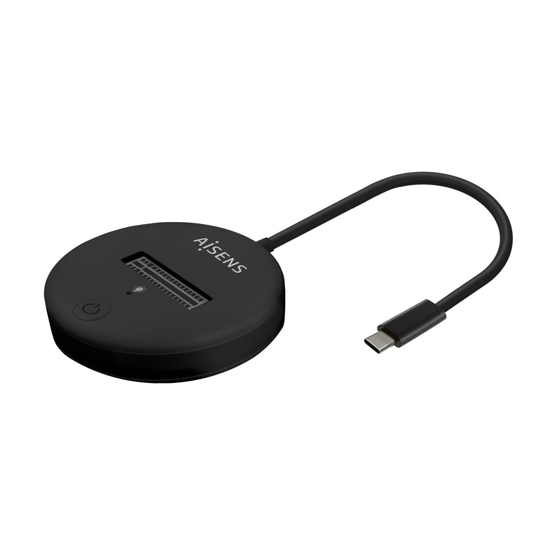 Aisens Dock USB Type-c SSD M2 SATA NVMe Ngff Black ASUC-M2D013-BK