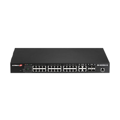 Edimax Pro GS-5424PLC V2 28 Ports PoE + Switch Gigabit + 4 Xsfp 19 — image 1