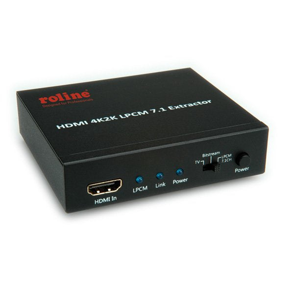 Roline HDMI 4K Audio Extraktor Lpcm 7.1