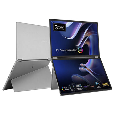ASUS Zenscreen Duo OLED MQ149CD 14 1920 X 1200 Pixels Wuxga Silver — image 1