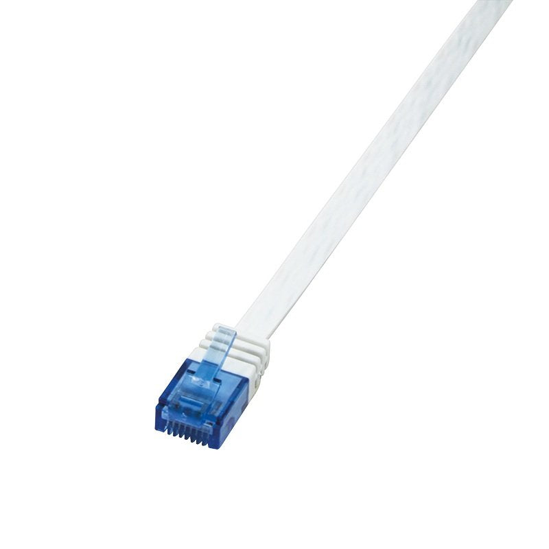 Logilink Cable CF2051U - Patch Flat CAT.6A U UTP Slimline White 2M