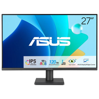 ASUS Monitor 27 HDMI VGA VA279HG IPS FHD 120HZ 1MS 300CD/M VESA 100X100 — image 1