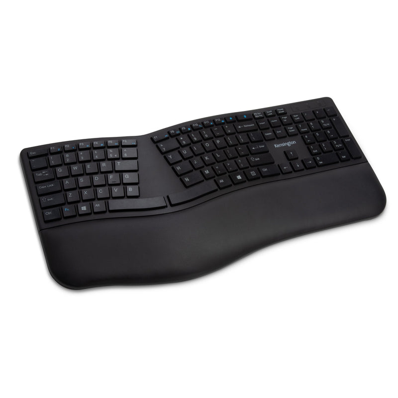 Kensington Keyboard German Pro Fit Ergo RF Wireless + USB Qwertz Black
