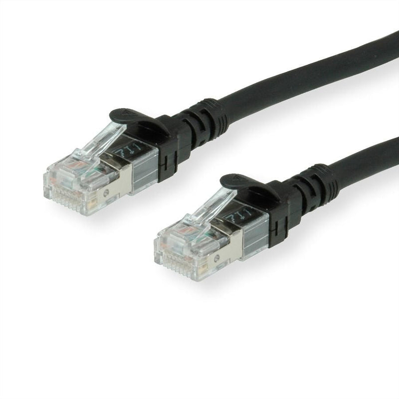 Roline Network Cable CAT.6A UTP, Component Level, Lsoh, Black 7,5M