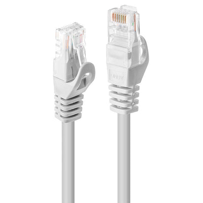 Lindy U/UTP Patchcord CAT.6. Cca. White. 1.0M — image 1