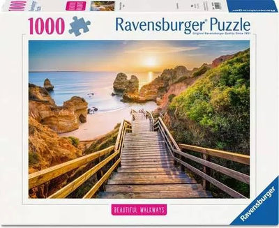 Ravensburger Puzzle Hermosas Pasarelas - Escaleras Wood a Praio Do Camillo 1000 Pieces 12001761 — image 1