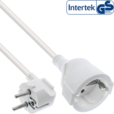 Inline® Power Cable Extensión Angeld Type F White 3M — image 1