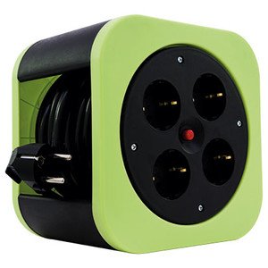 Rev Base Múltiple 10M 4 Salidas AC Indoor Black Green — image 1