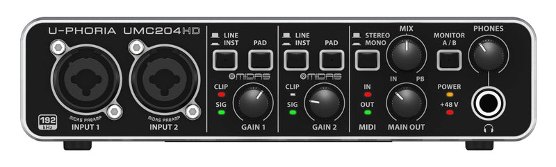 Behringer UMC204HD Equipo Música Adicional