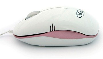 3FREE Mouse Optico USB MCM101/Wp Design White Pink — image 1