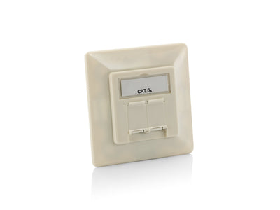 Roseta CAT.6A Empotrar White Perla 125775 — image 1