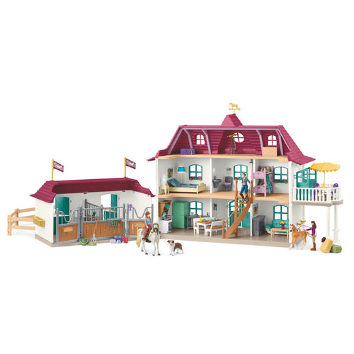 Schleich Horse Club Granja Caballos Junto Lago, Edificio Juegos 42706 — image 1