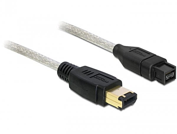 Delock Cable Firewire 9 Pin Male 6 Pin Male 1M