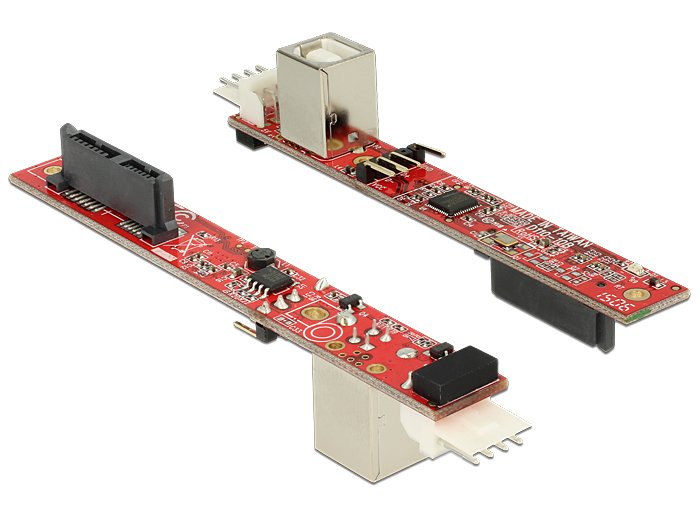 Delock 62651 Convertidor Slim SATA 13 Pin a USB 2.0 Tipo-b Female