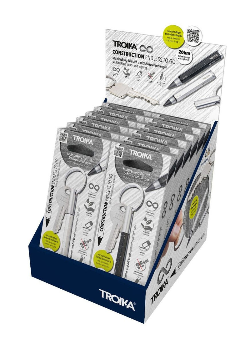 Troika Expositor Mostrador With 12 Pens And Llaveros Without Fin