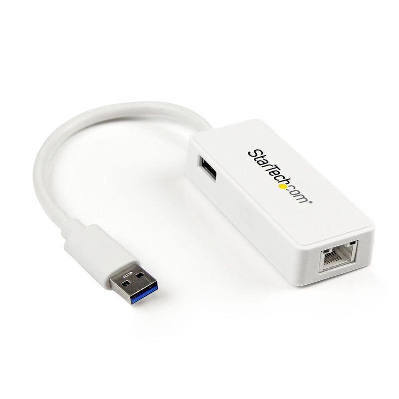 StarTech.com Adapter Network Card Nic External USB 3.0 1 Port Gigabit Ethernet RJ45 And 1 Port USB Super Speed