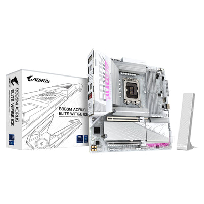 Gigabyte Motherboard B860M a Elt WF6E Ice 1.0 — image 1
