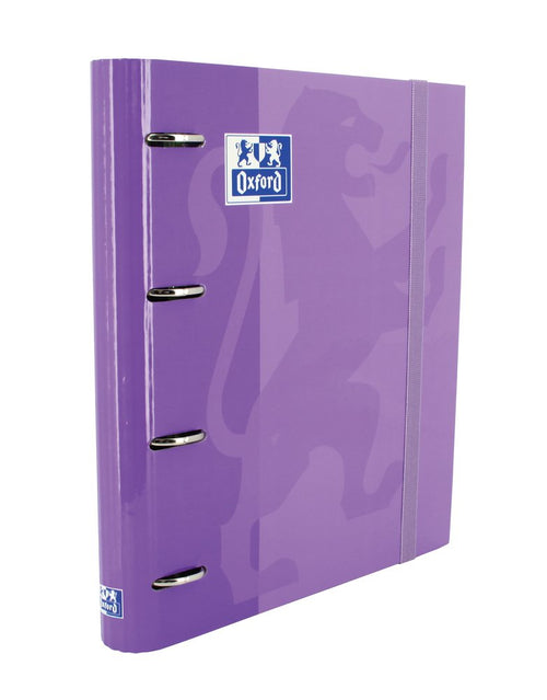 Oxford Folder 4 Anillas Classic Europeanbinder C/ Spare Part 100H 5X5 A4 + Malva — image 1