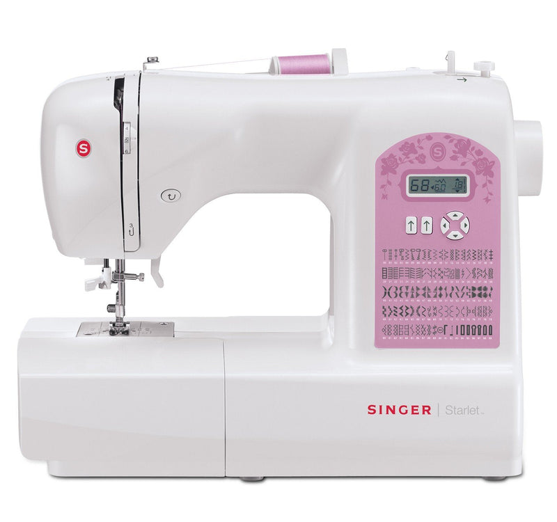 Singer Mã¡quina Coser Starlet 6699 White Nãºmero Puntadas 100, Nãºmero Ojales 7, Enhebrado Automatic