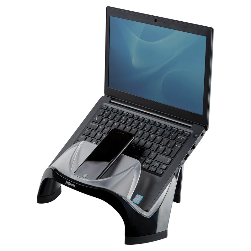 Fellowes Stand Laptop With 4 Ports USB - Compartimento Accesorios - 3 Ajustes Height - Weight Max. 6KG