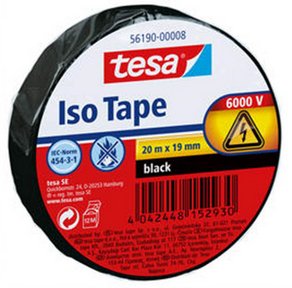 Tesa Tape Insulating 19MM X 20M - Fabricada Pvc - Reparar, Aislar And Agrupar Todo Type Cables Electricos - — image 1