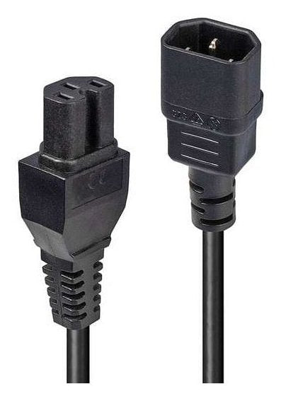 3M C14 To C15 Hot Condition Power Cable Black