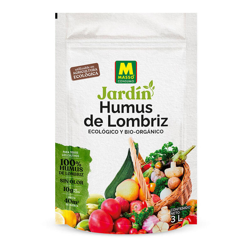 Fertiliser Humus 100% Lombriz Eco 3L Massó