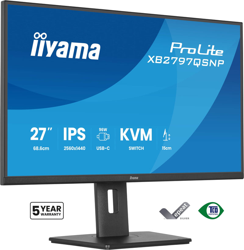 Iiyama Monitor 27 Ips, 4-SIDE Slim Bezel 2560X1440 75HZ