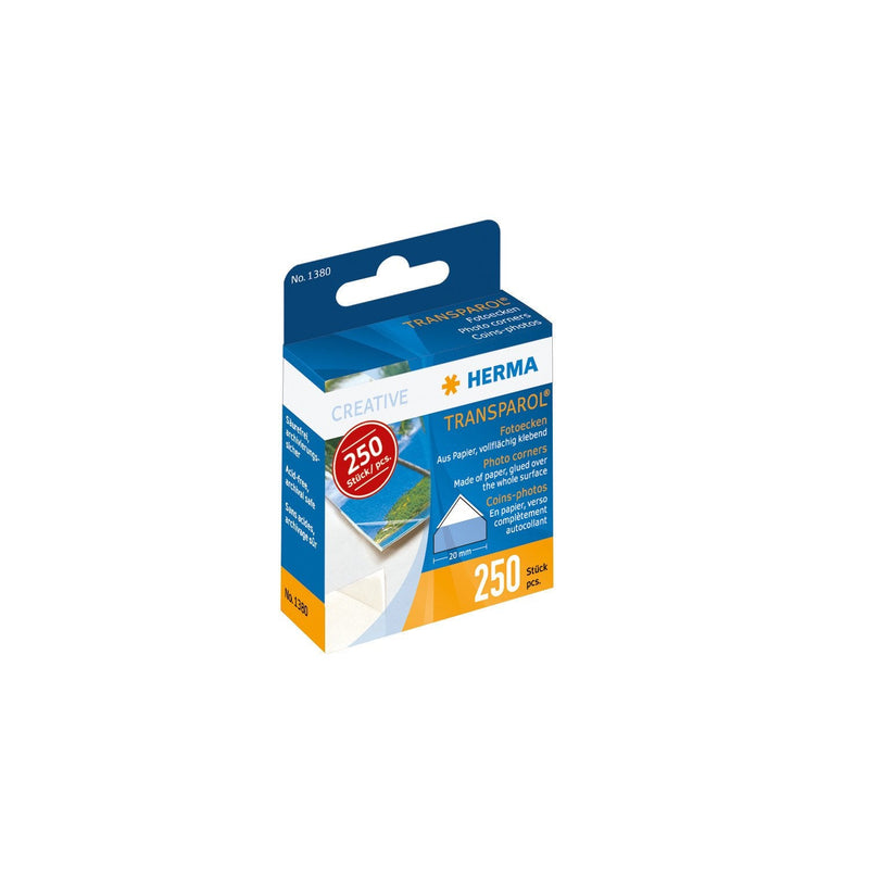 Herma Photo Corners 250 Pcs. 1380 Labels