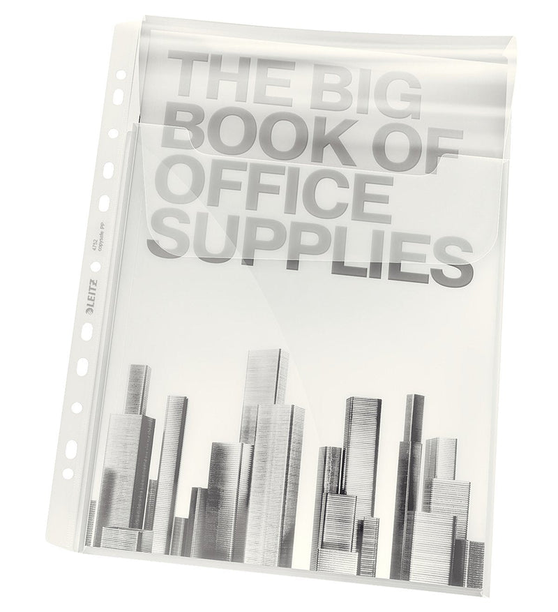 Leitz Case Fuelle Premium Expansible - 0,18MM Pp Transparent - Large Capacity - Copysafe Transparent