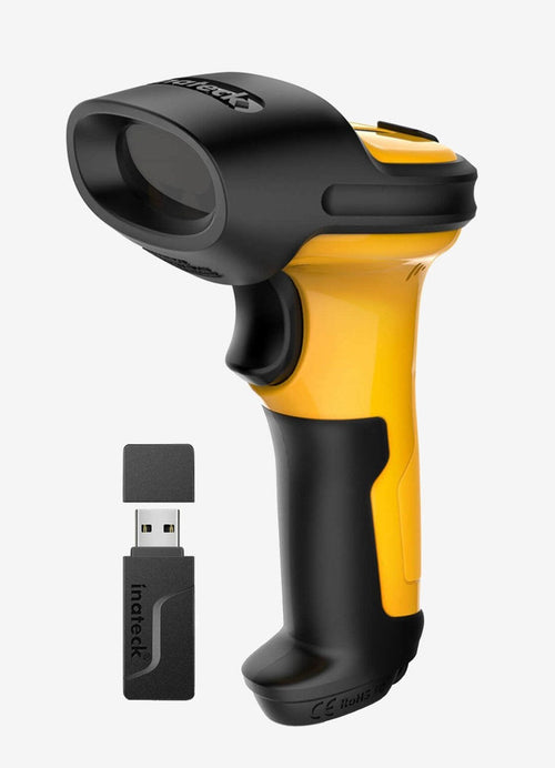 Inateck P6 Reader Codes Barcodes Laptop 1D Laser Black Yellow — image 1