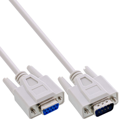 Inline Cable Serie Moldeado DB9 Male a Female Grey 7M — image 1