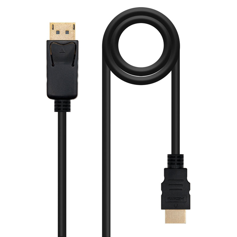 Nanocable Cable Converter DisplayPort Male a HDMI Male 5M - Black