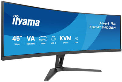 Iiyama Monitor Gaming XCB4594DQSN-B1 45 Black Matte — image 1