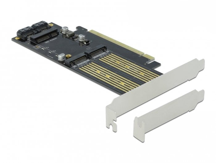 Delock Card Pci Express X16 1 X M.2 Key B + 1 X NVMe M.2 Key M + 1 X Msata -