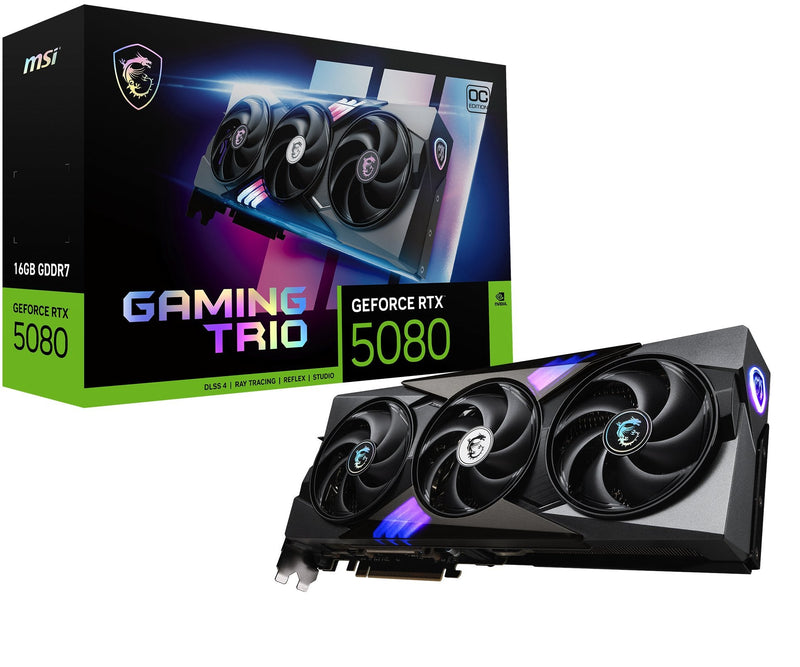 MSI Graphics Card Rtx 5080 16G Gaming Trio Oc