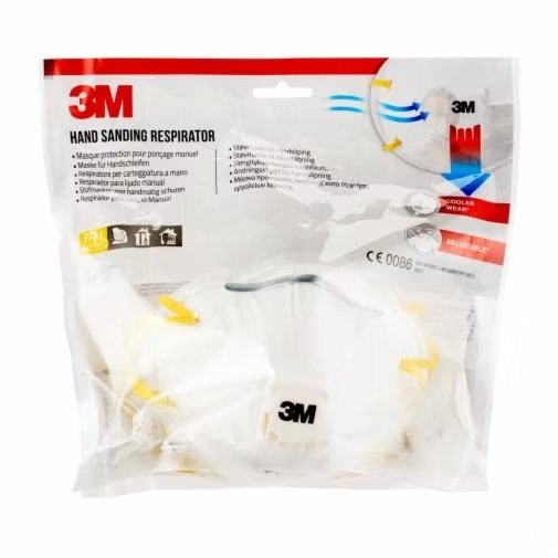 3M Cool Flow Pack 3 Mascarillas Particulas FFP1 - Desechable - With Valve - Niveles Bajos Particulas -