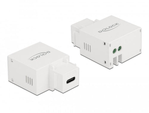 Keystone Módulo With USB Type-c™ Connector Charging Female 2,1A White — image 1