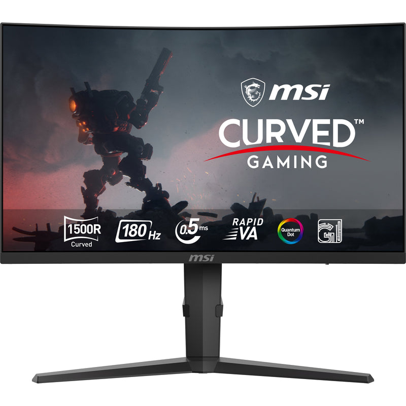 MSI Monitor Mag 275CQRF Qd E2 27 Rapid VA Curved 180HZ 300CD M2 0.5MS 2x HDMI 2.0 DP USB Type-c 15W Height